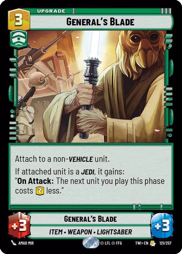 General's Blade - Rare (121/257)