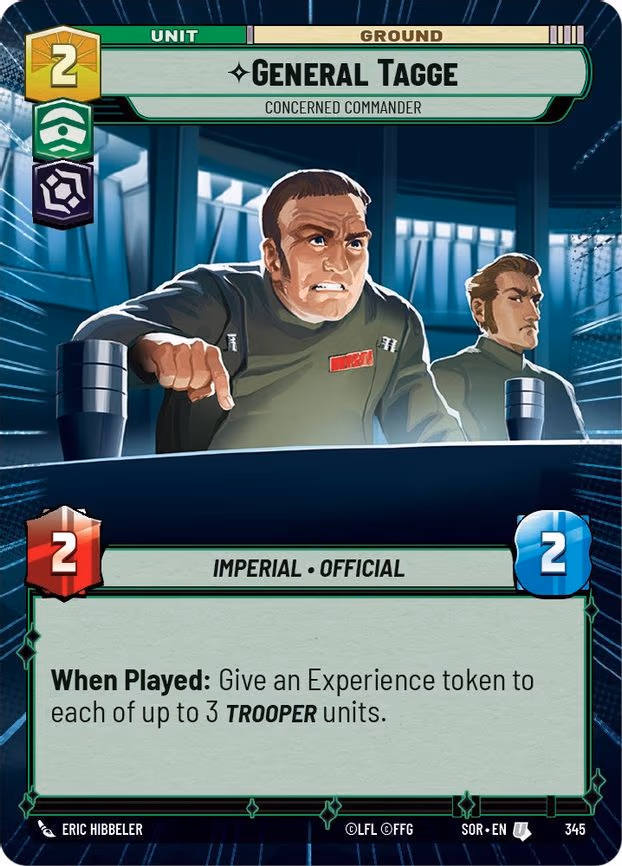 General Tagge - Concerned Commander - Uncommon (345)