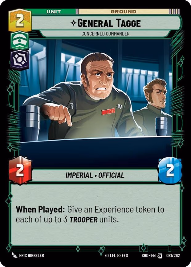 General Tagge - Concerned Commander - Special (081/262)