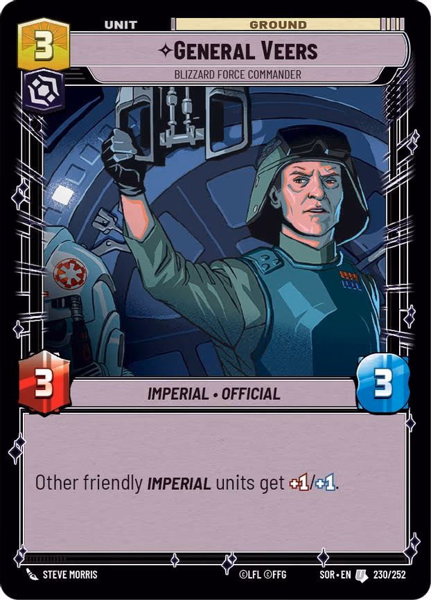 General Veers - Blizzard Force Commander