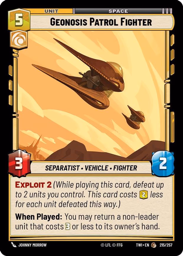 Geonosis Patrol Fighter - Common (215/257)