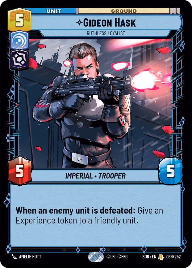 Gideon Hask - Ruthless Loyalist - Rare (036/252)