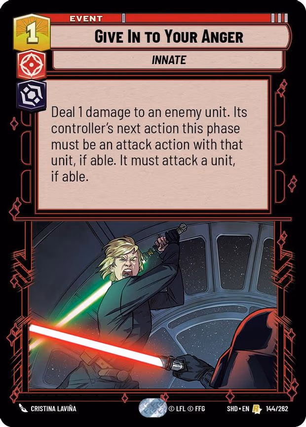 Give In to Your Anger - Rare (144/262)
