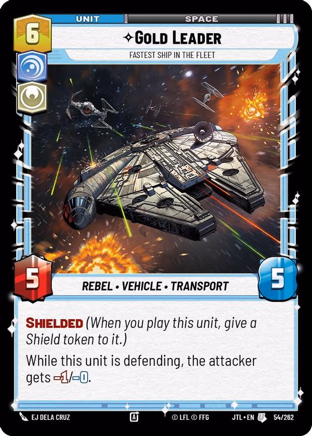Gold Leader - Fastest Ship in the Fleet - Uncommon (054/262)