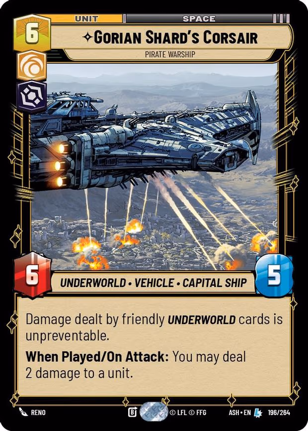 Gorian Shard's Corsair - Pirate Warship