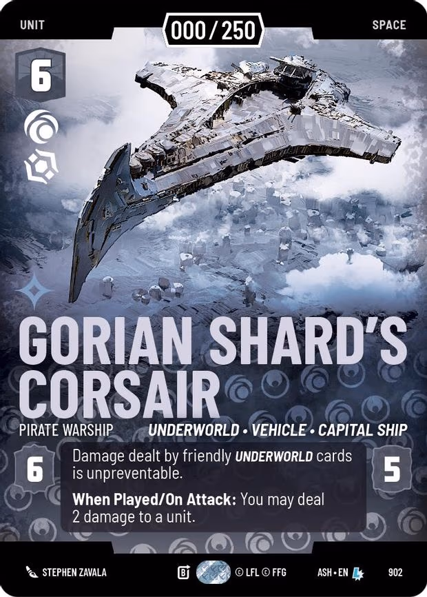 Gorian Shard's Corsair - Pirate Warship (Serialized) - Legendary (902)