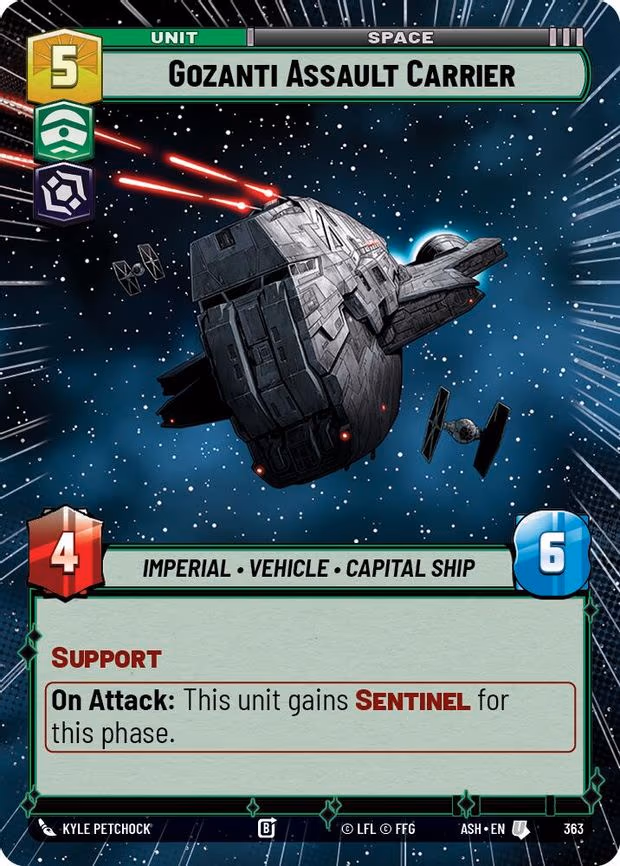 Gozanti Assault Carrier - Uncommon (363)