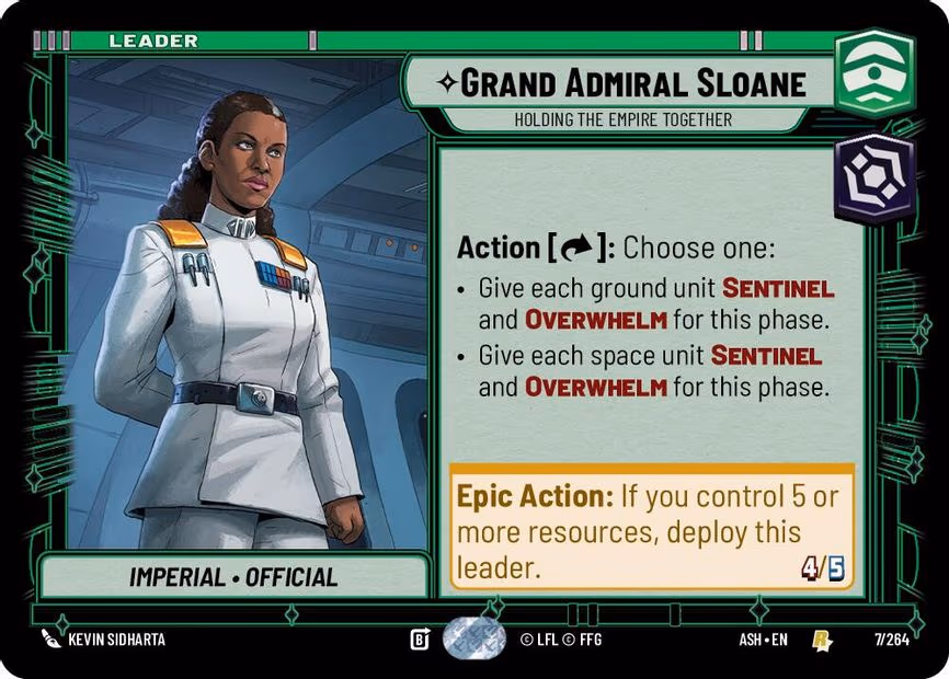 Grand Admiral Sloane - Holding the Empire Together