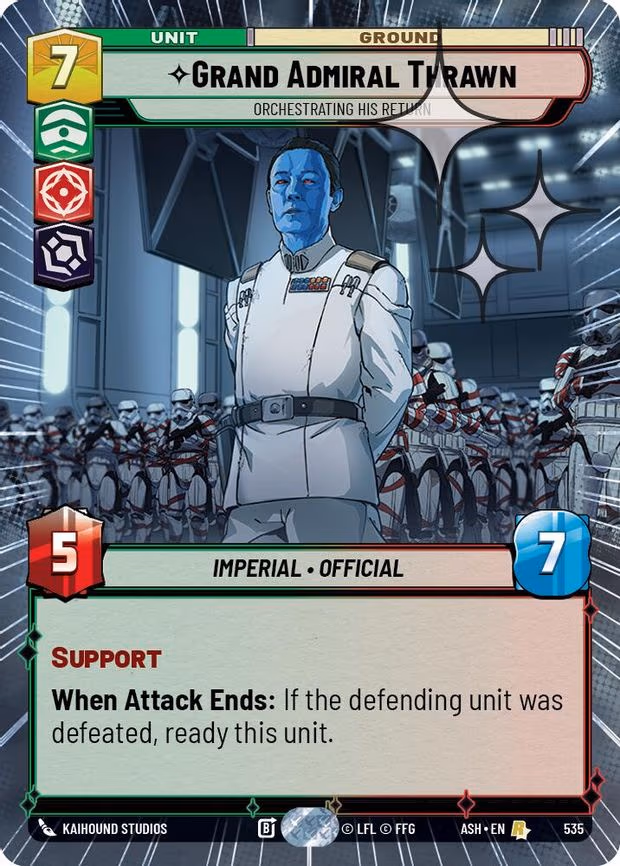 Grand Admiral Thrawn - Orchestrating His Return - Rare (535)