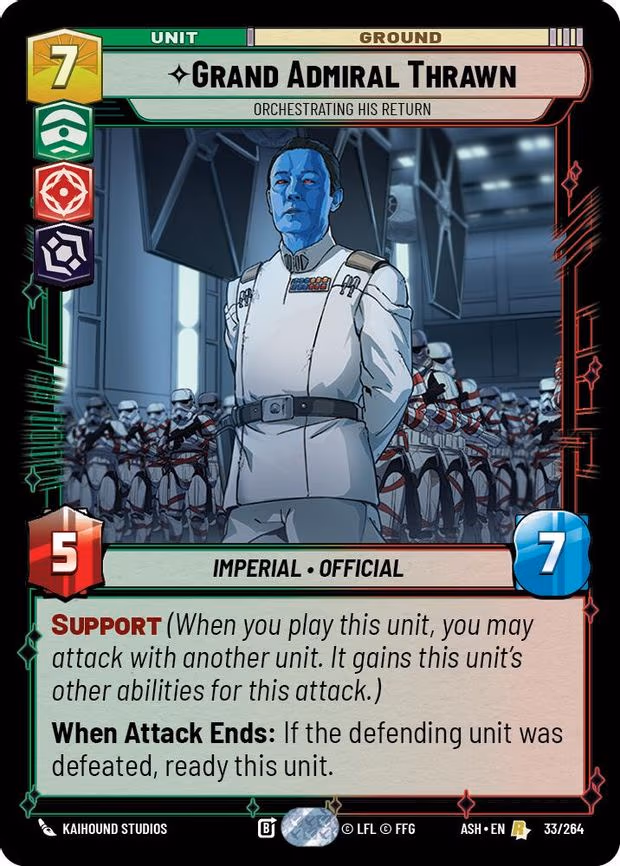 Grand Admiral Thrawn - Orchestrating His Return - Rare (33/264)