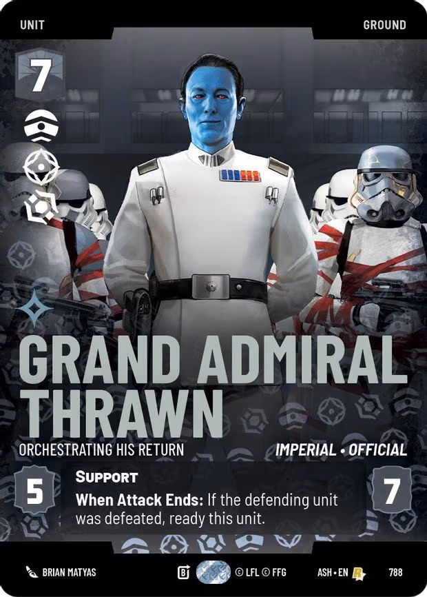 Grand Admiral Thrawn - Orchestrating His Return (Prestige) - Rare (788)