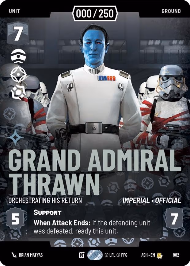 Grand Admiral Thrawn - Orchestrating His Return (Serialized) - Rare (882)