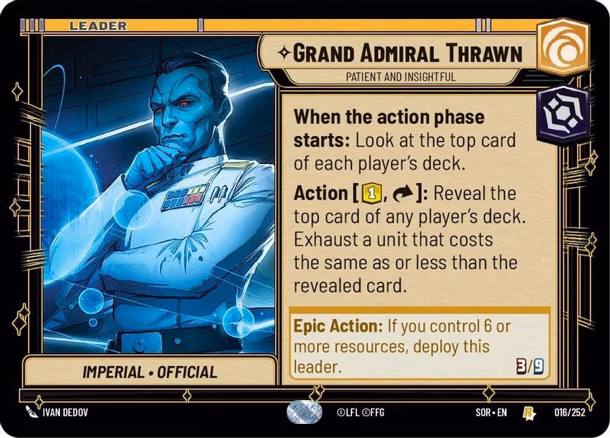 Grand Admiral Thrawn - Patient and Insightful