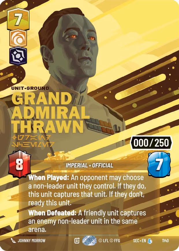 Grand Admiral Thrawn - Grand Schemer (Serialized) - Legendary (1140)