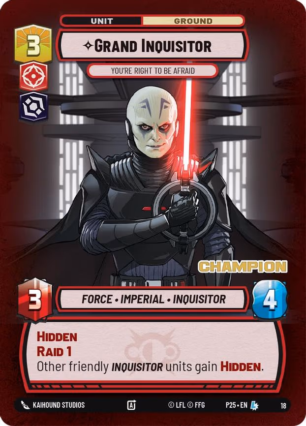 Grand Inquisitor - You're Right to Be Afraid - Legendary (18)