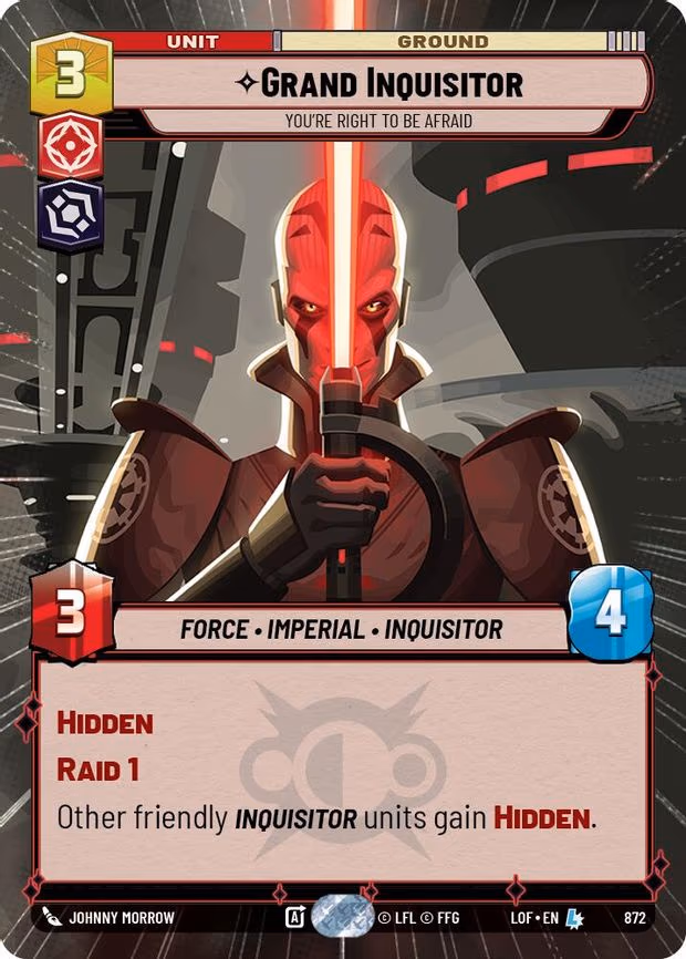 Grand Inquisitor - You're Right to Be Afraid - Legendary (872)