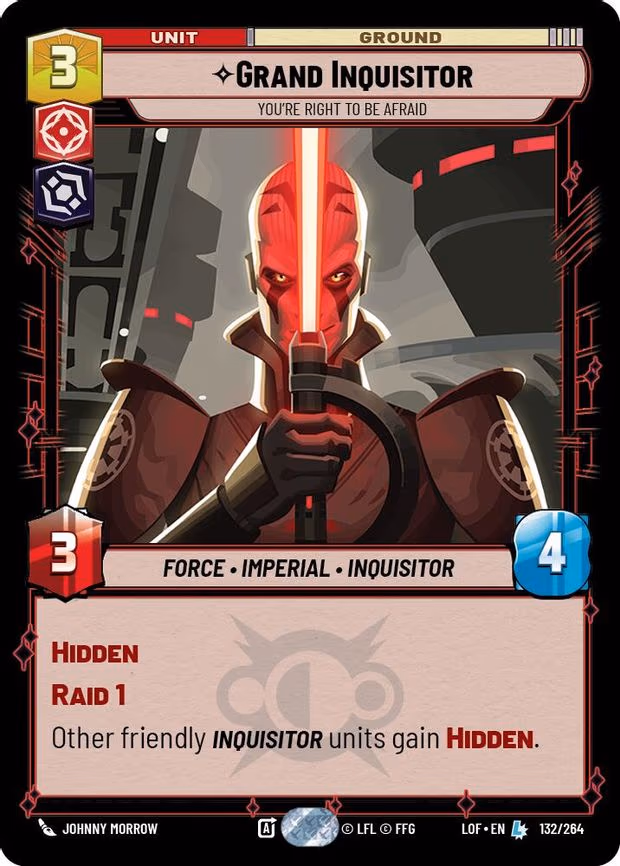 Grand Inquisitor - You're Right to Be Afraid - Legendary (132/264)