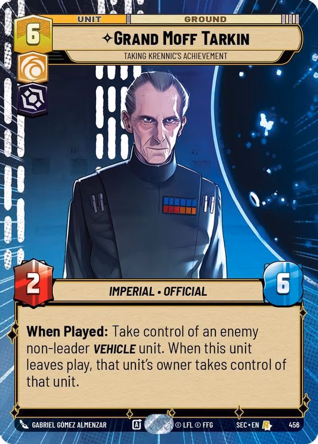 Grand Moff Tarkin - Taking Krennic's Achievement - Rare (456)