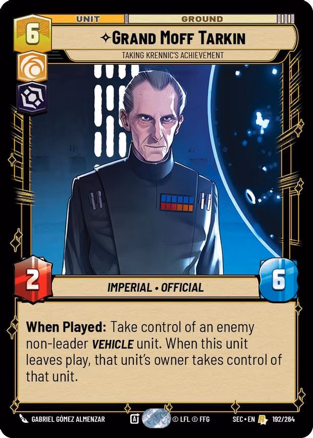Grand Moff Tarkin - Taking Krennic's Achievement - Rare (192/264)