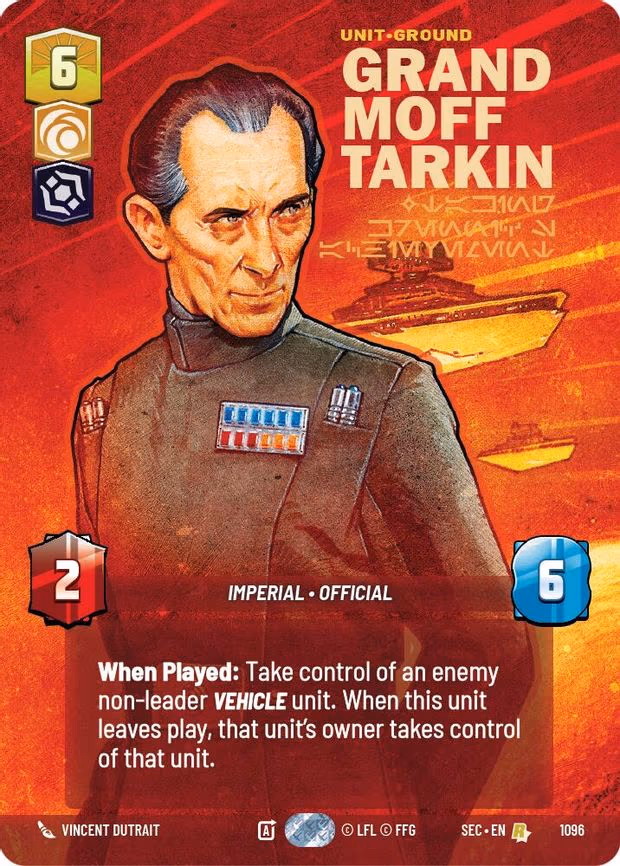 Grand Moff Tarkin - Taking Krennic's Achievement - Rare (1096)