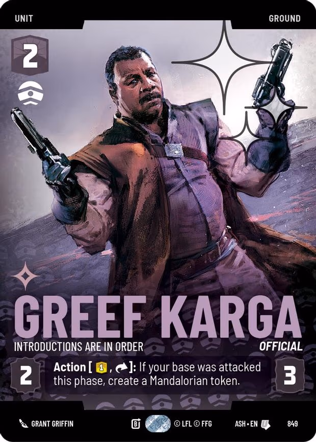 Greef Karga - Introductions are in Order - Uncommon (849)