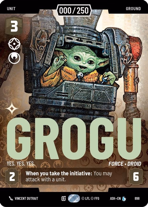 Grogu - Yes. Yes. Yes. (Serialized) - Legendary (898)