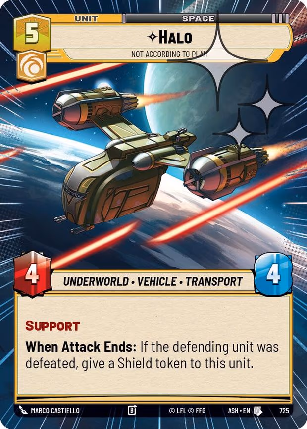 Halo - Not According to Plan - Uncommon (725)