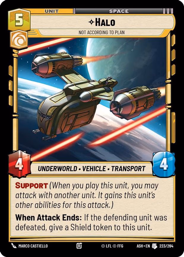 Halo - Not According to Plan - Uncommon (223/264)