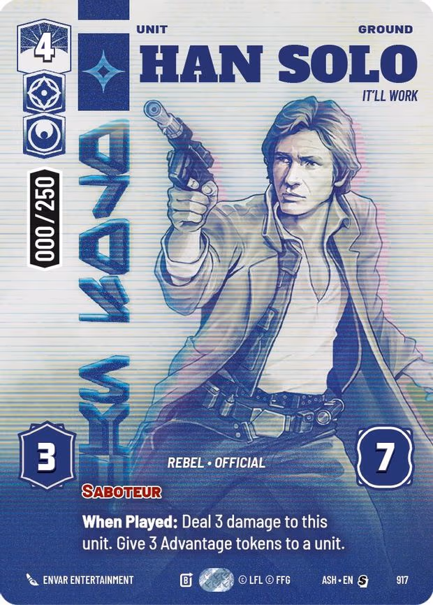 Han Solo - It'll Work (Serialized) - Special (917)