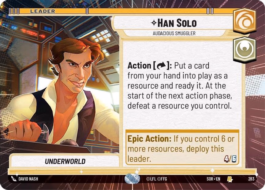Han Solo - Audacious Smuggler - Rare (283)