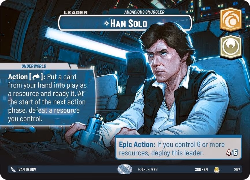 Han Solo - Audacious Smuggler - Rare (267)