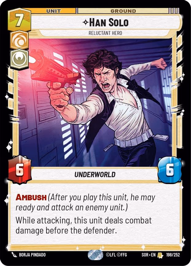 Han Solo - Reluctant Hero - Rare (198/252)