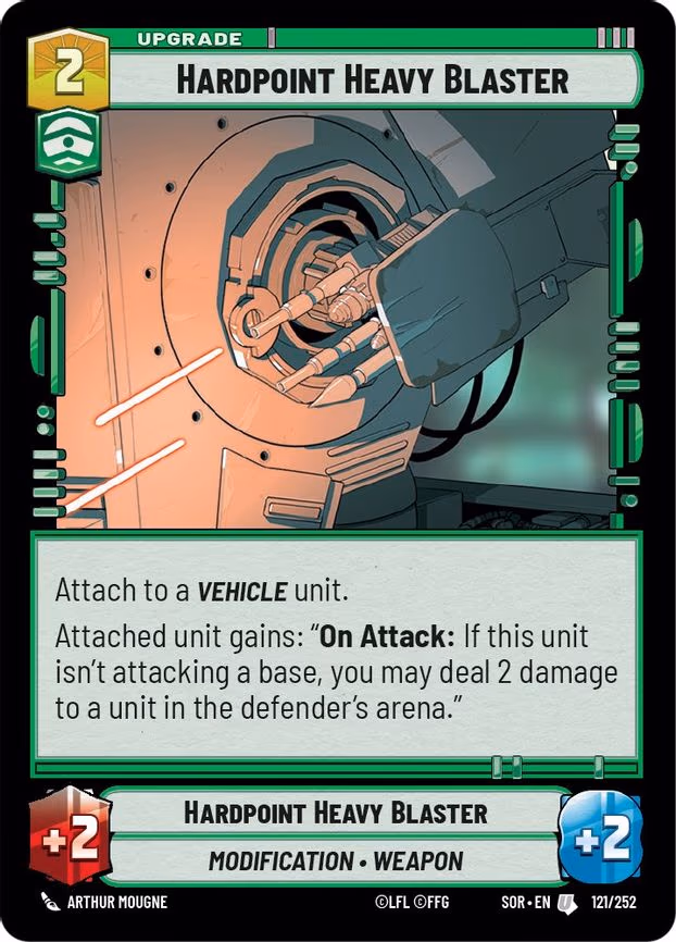 Hardpoint Heavy Blaster - Uncommon (121/252)