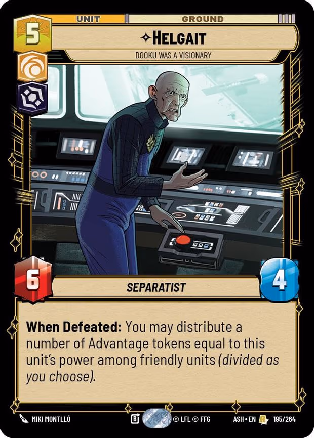 Helgait - Dooku Was a Visionary - Rare (195/264)