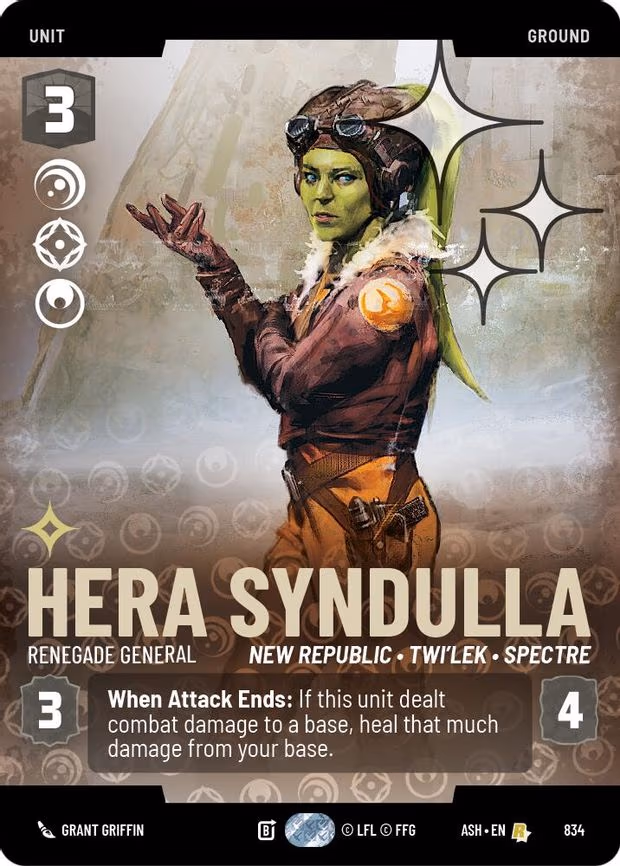 Hera Syndulla - Renegade General - Rare (834)