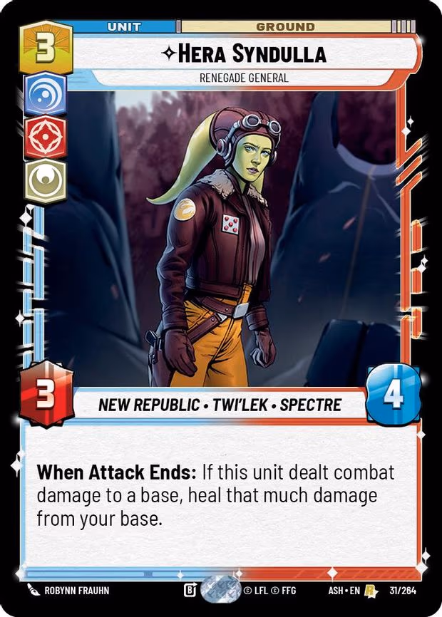 Hera Syndulla - Renegade General - Rare (31/264)