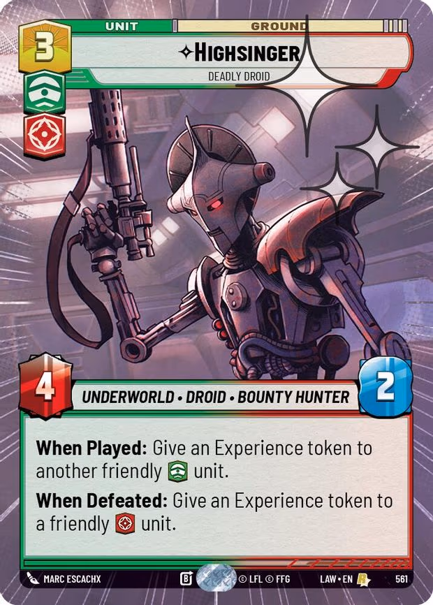 Highsinger - Deadly Droid - Rare (561)