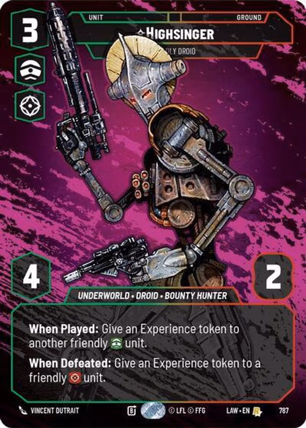 Highsinger - Deadly Droid (Prestige) - Rare (787)