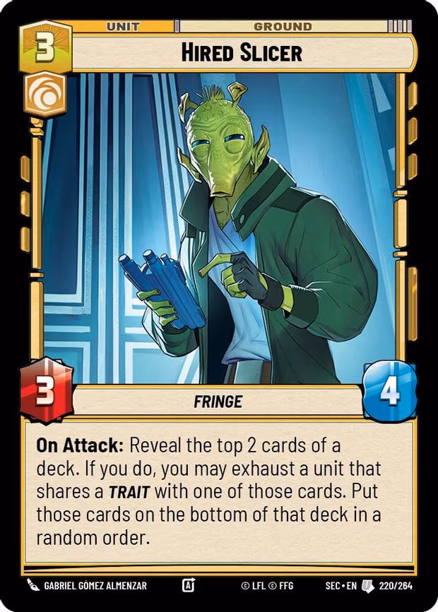 Hired Slicer - Uncommon (220/264)