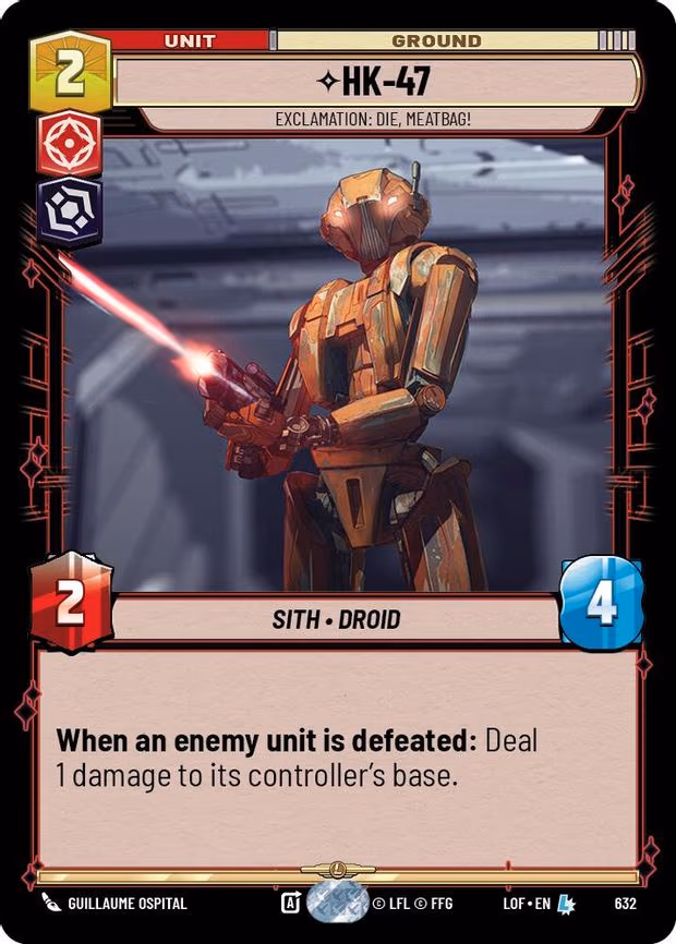 HK-47 - Exclamation: Die, Meatbag!