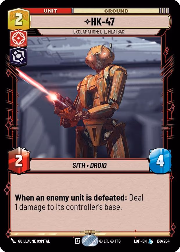 HK-47 - Exclamation: Die, Meatbag!