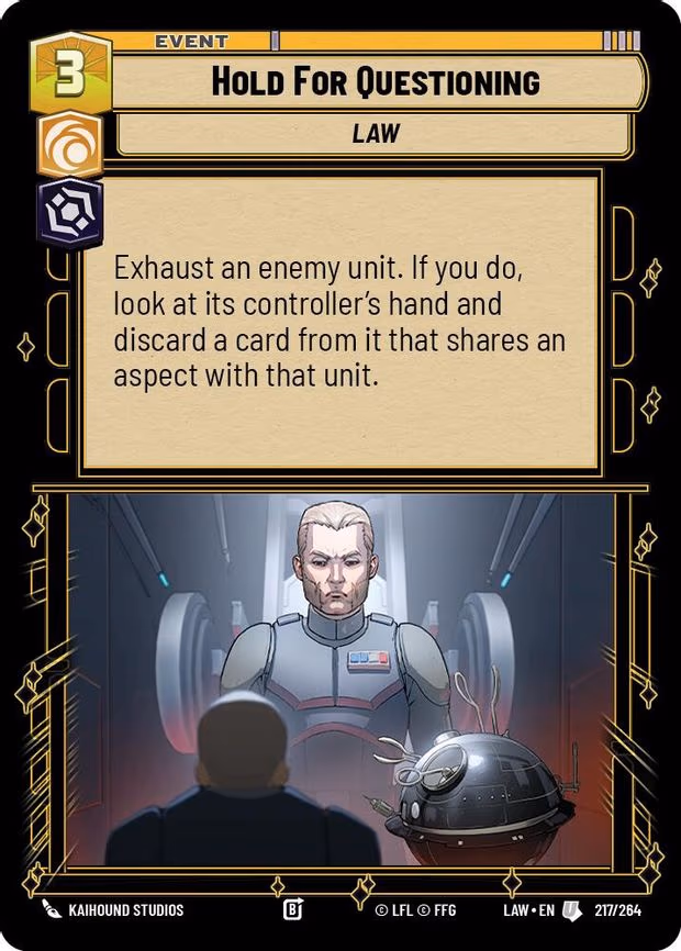 Hold for Questioning - Uncommon (217/264)
