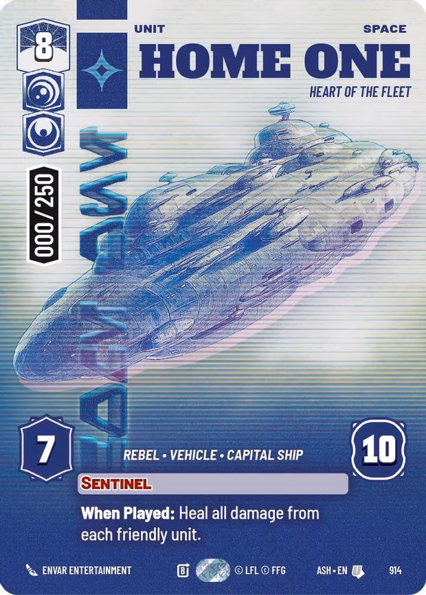 Home One - Heart of the Fleet (Serialized) - Uncommon (914)