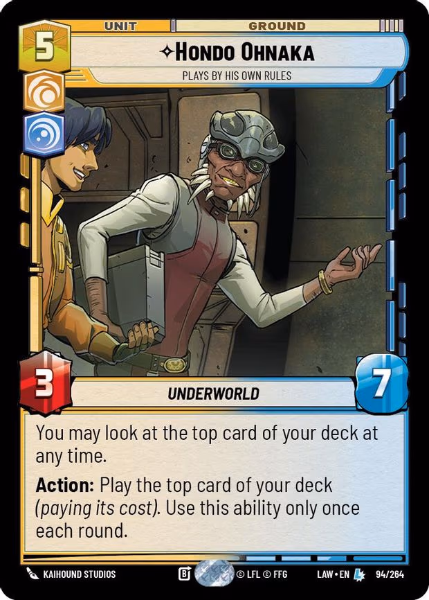 Hondo Ohnaka - Plays By His Own Rules - Legendary (94/264)