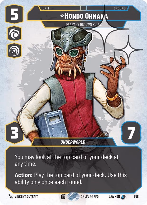 Hondo Ohnaka - Plays By His Own Rules - Legendary (858)