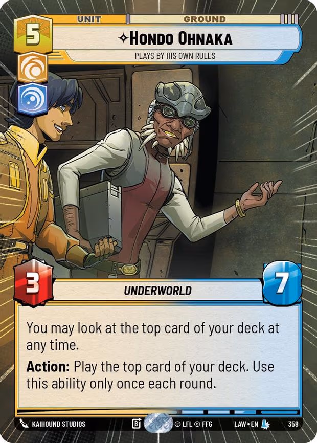 Hondo Ohnaka - Plays By His Own Rules - Legendary (358)