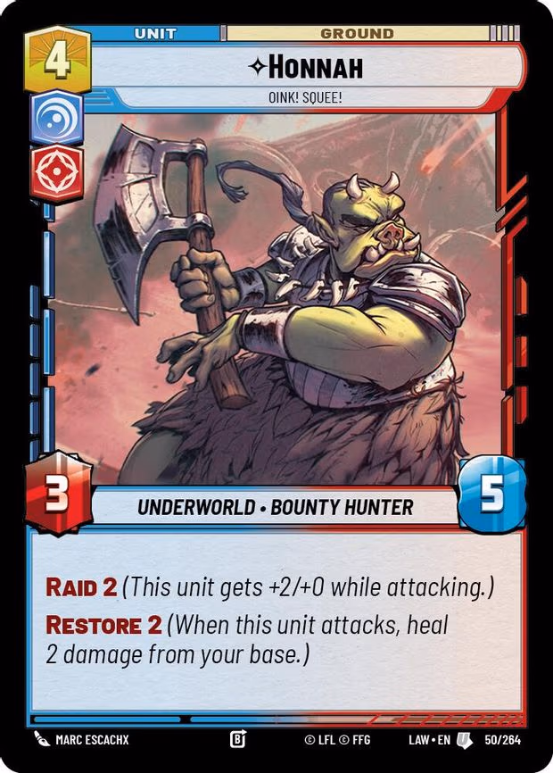Honnah - Oink! Squee! - Uncommon (50/264)