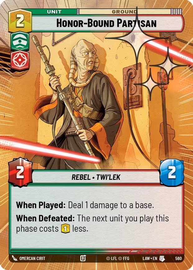 Honor-Bound Partisan - Uncommon (560)