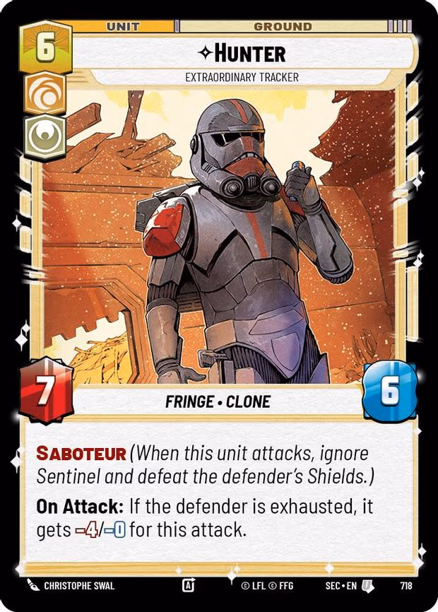 Hunter - Extraordinary Tracker - Uncommon (718)