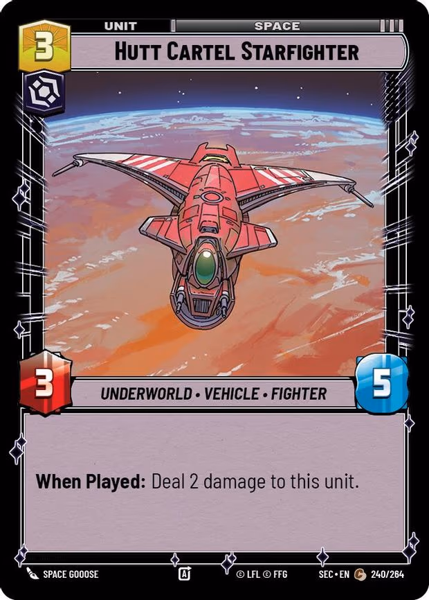 Hutt Cartel Starfighter - Common (240/264)